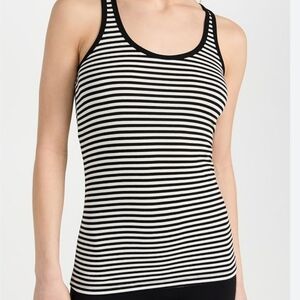 Splits59 Ashley Striped Rib Tank Top Size Large NwT.